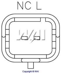 Transpo регулятор напряжения генератора Mitsubishi  Nissan  Renault m546