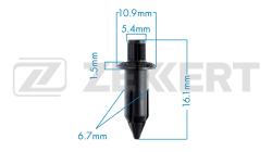 Клипса крепёжная General Motors Mitsubishi Suzuki Toyota (миним. кол-во заказа 10 шт) be-1883