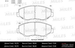 E400367 Колодки тормозные HONDA CR-V II/ELEMENT 02- передние LowMetallic