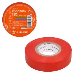 Изолента ПВХ, красная, 19 мм*20 м (AIT-P-19)