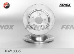 Диск тормозной FORD FOCUS 04-/08-/VOLVO C30/C70 задний TB218035