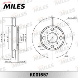 Диск тормозной TOYOTA PROBOX/SUCCEED передний вент. K001657