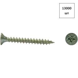шуруп универс.4х20 ж.ц. потай.PZ 13000шт FORTLUFT sts016307