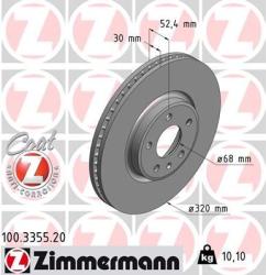 Тормозной диск AUDI A4 A5 07- A6 A7 10- Q5 08- ПЕРЕДНИЙ вент D=320ММ 100335520
