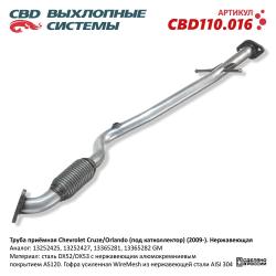Труба приемная CBD110.016