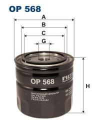 Фильтр масляный VOLVO 740/940/960/S40/S70/S90 1.6-2.9 OP 568