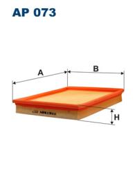 Фильтр воздушный OPEL OMEGA A 1.8/2.0 AP 073