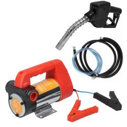 Насос перекачки топлива переносной 24В, 50л/мин, в комплекте пистолет, шланги (AEAT004)