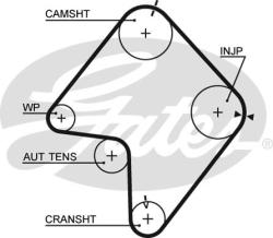 Ремень ГРМ FORD/ KIA / MAZDA / SUZUKI 2.0 86-98 (162X25.4) 5355XS