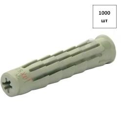 Дюбель универсальный Т6 6х30 (нейлон) 565937 1000шт FORTLUFT sts030807