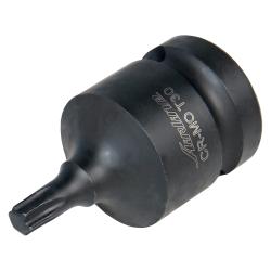 Головка ударная торцевая 1/2"DR внешний TORX T30, L=45мм (ATAS052)