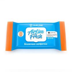 AIRLINE AN-H-05 Салфетки влажные для рук с пласт. клапаном (50 шт.)