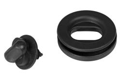 AIRLINE ACM-F-01 Фиксатор для ковров, универсальный ( с саморезом )1 шт., черный