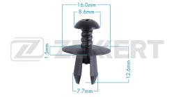 Клипса крепёжная Jaguar Mercedes-Benz Volvo (миним. кол-во заказа 10 шт) be-3813