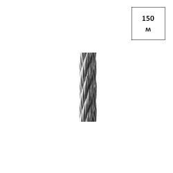 ТРОС СТАЛЬНОЙ 3 мм оц. DIN 3055 (констр. 6х7) 200 м 1бобина FORTLUFT sts020930