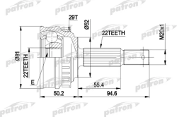 ШРУС PCV1056