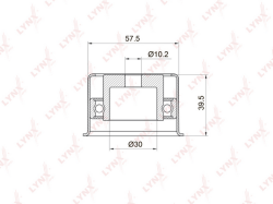 Ролик ремня ГРМ KIA RIO/HYUNDAI ACCENT/GETZ/ELANTRA 1.3-1.6 YS325006