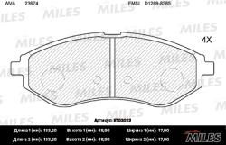E100022 Колодки тормозные CHEVROLET AVEO 1.2-1.4 06- передние SemiMetallic