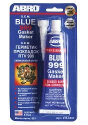 ABRO Герметик силиконовый синий 999 (85гр) США 910-AB-R