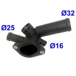 Фланец системы охлаждения Audi A3 (8L1)  Seat Ibiza IV  VW Golf IV 1.6-2.0 93123