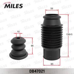 DB47021 Пыльник+отбойник d10/h66x212 (к-т на 1 амортизатор) универсальный