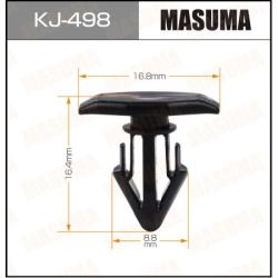Клипса автомобильная (автокрепеж) MASUMA    498-KJ  [уп.50] KJ498