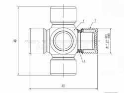 Крестовина рулевая