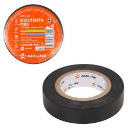 Изолента ПВХ, черная, 15 мм*10 м (AIT-P-01)