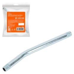 Трубка для плунжерного шприца 150мм металлическая, изогнутая, усиленная (ATGG512)