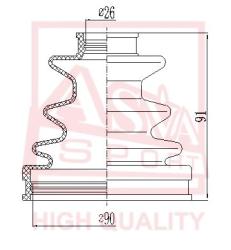 Шрус внутренний 30x47x30 TOYOTA TOYOTA : LAND CRUISER 120 HILUX/4 RUNNER KZN210 tyiu-p120