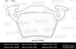 E110454 Колодки тормозные MERCEDES V-CLASS/VITO W638 97-03 задние SemiMetallic