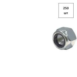 Гайка самокон. М 12х1.25 кп 8.0 DIN 982 (высокая) с нейл.кольц. оц. 250шт FORTLUFT sts025313