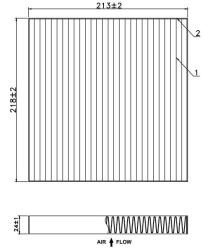 Фильтр для а/м FAW Bestune T77 (18-) (салон.) (CRV55003)