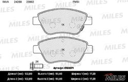 Колодки тормозные OPEL CORSA D 06> передние SemiMetallic E100071