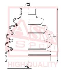 Шрус наружный 34x55x30 CHEVROLET CAPTIVA 2006- op-ant