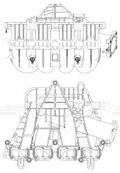 LUZAR LIM 2501 Коллектор впускной для а/м Mazda 6 (13-)/CX-5 (15-) 2.5i