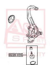 Опора шаровая NISSAN INFINITI G35 (V35) SKYLINE V35 0220-v35