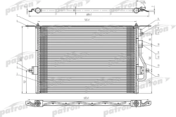 PRS1068 Радиатор кондиционера