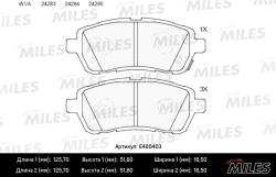E400403 Колодки тормозные FORD FIESTA 08-/MAZDA 2 07- передние LowMetallic
