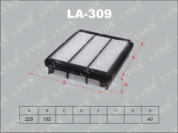 Фильтр воздушный MITSUBISHI GALANT 93- LA-309