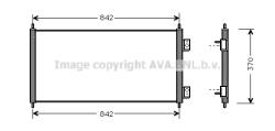Конденсер FORD TRANSIT 2.0-2.4D M/T 00- FD5303