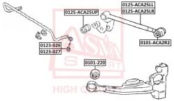 Тяга стабилизатора задняя левая TOYOTA TOYOTA : RAV4 ACA2# 2000-TOYOTA RAV4 ACA2# 2000-2006 0123-027