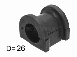 Втулка стабилизатора Honda Civic 95-00 / Civic Ferio 95-00 / CR-V 95-01 / Orthia 96-02 (Перед/ 26.00