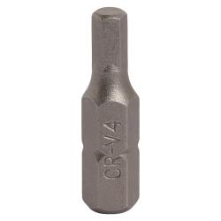 Бита вставка 1/4" HEX 4мм, L=25мм (ATAR010)
