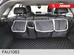 Органайзер на спинку заднего сиденья 95*36см черный оксфорд 600D 4кармана FAU1083