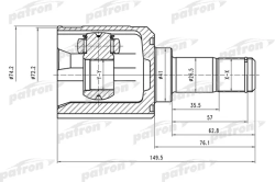ШРУС PCV1528