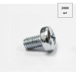 Винт 2х10 полуцил. DIN 7985 оц. 2000шт FORTLUFT sts028273