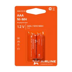 Батарейки AAA HR03 аккумулятор Ni-Mh 1200 mAh 2шт. (AAA-12-02)