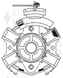 STARTVOLT VBS 2602 Узел щеточный стартера для автомобилей VAG A6 (11-)/A7 (10-)/Q5 (08-)/Q7 (08-) 2.8FSI/3.0TFSi