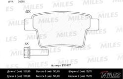 Колодки тормозные FORD MONDEO III 09.04-/JAGUAR X-TYPE задние SemiMetallic E110407